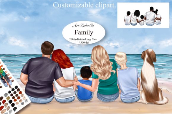 Download Big Family Clipart, Sitting Family - Family Collection