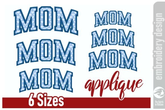 Download Curved MOM Applique Design - Mom Collection