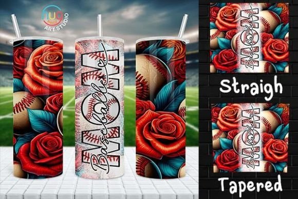 Download Baseball Mom Floral Tumbler,Gift for Mom - Mom Collection