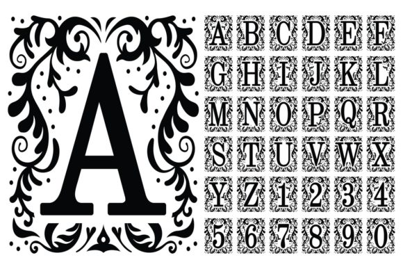 Download Vintage Monogram Letters - Premium Resources