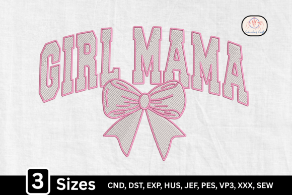 Download Varsity Letter Mom Bow Girl Mama - Mom Collection