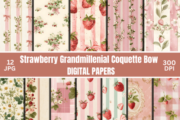 Download Pink Grandmillenial Coquette Bow Pattern - Coquette bow Collection