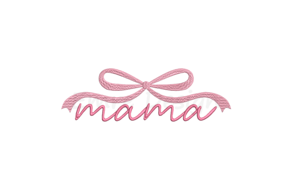 Download Coquette Bow Mama Embroidery Design - Coquette bow Collection