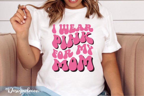 Download Pink for Mom Retro Sublimation SVG - Mom Collection