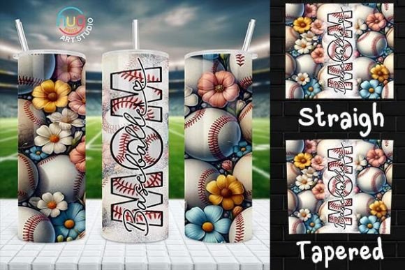 Download Baseball Mom Floral Tumbler,Gift for Mom - Mom Collection