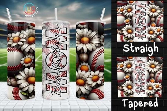 Download Baseball Mom Floral Tumbler,Gift for Mom - Mom Collection